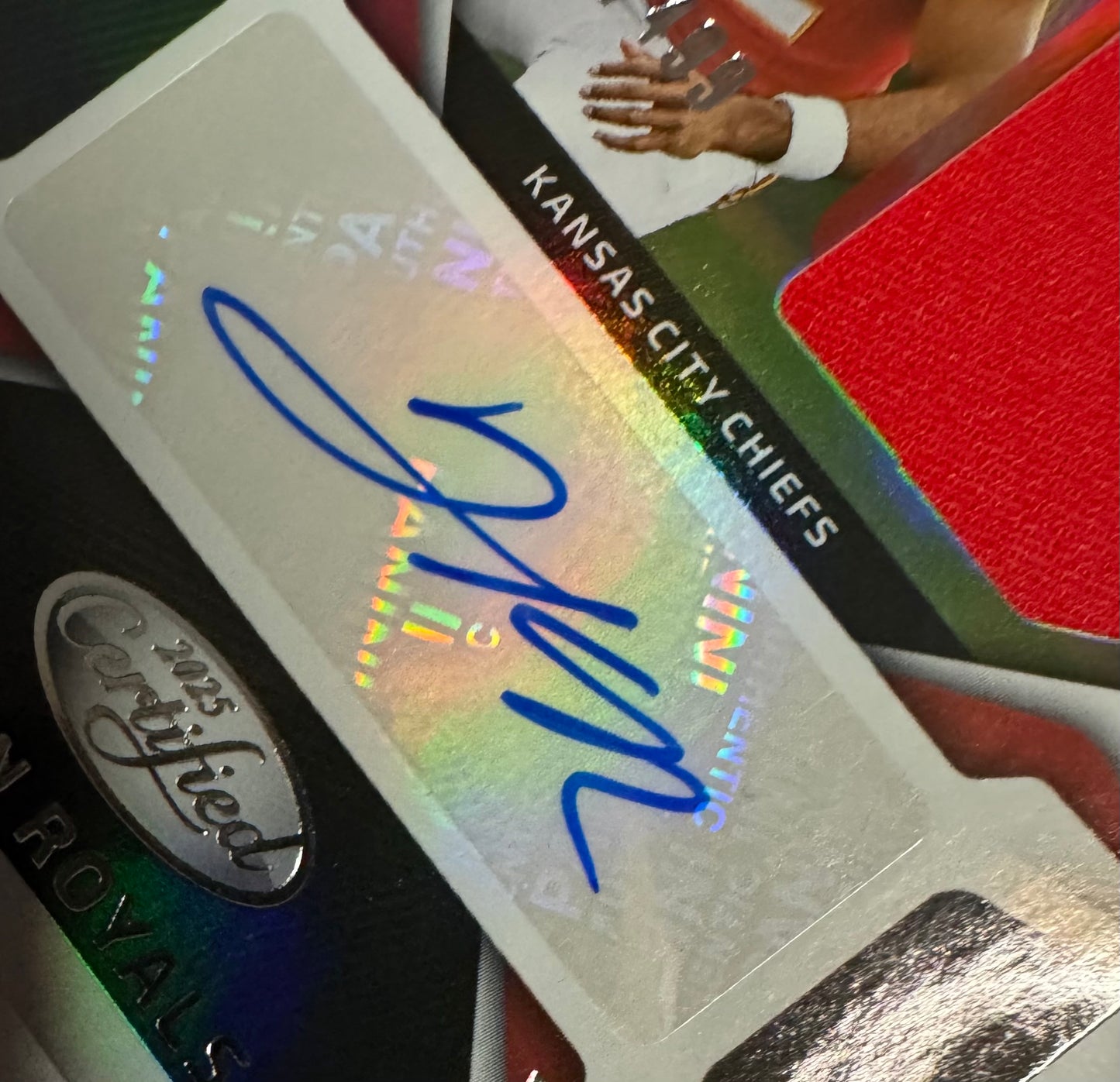 2025 Panini Certified Freshman Fabric Patch Jalen Royals RC AUTO 300/499 #FBC-JRS