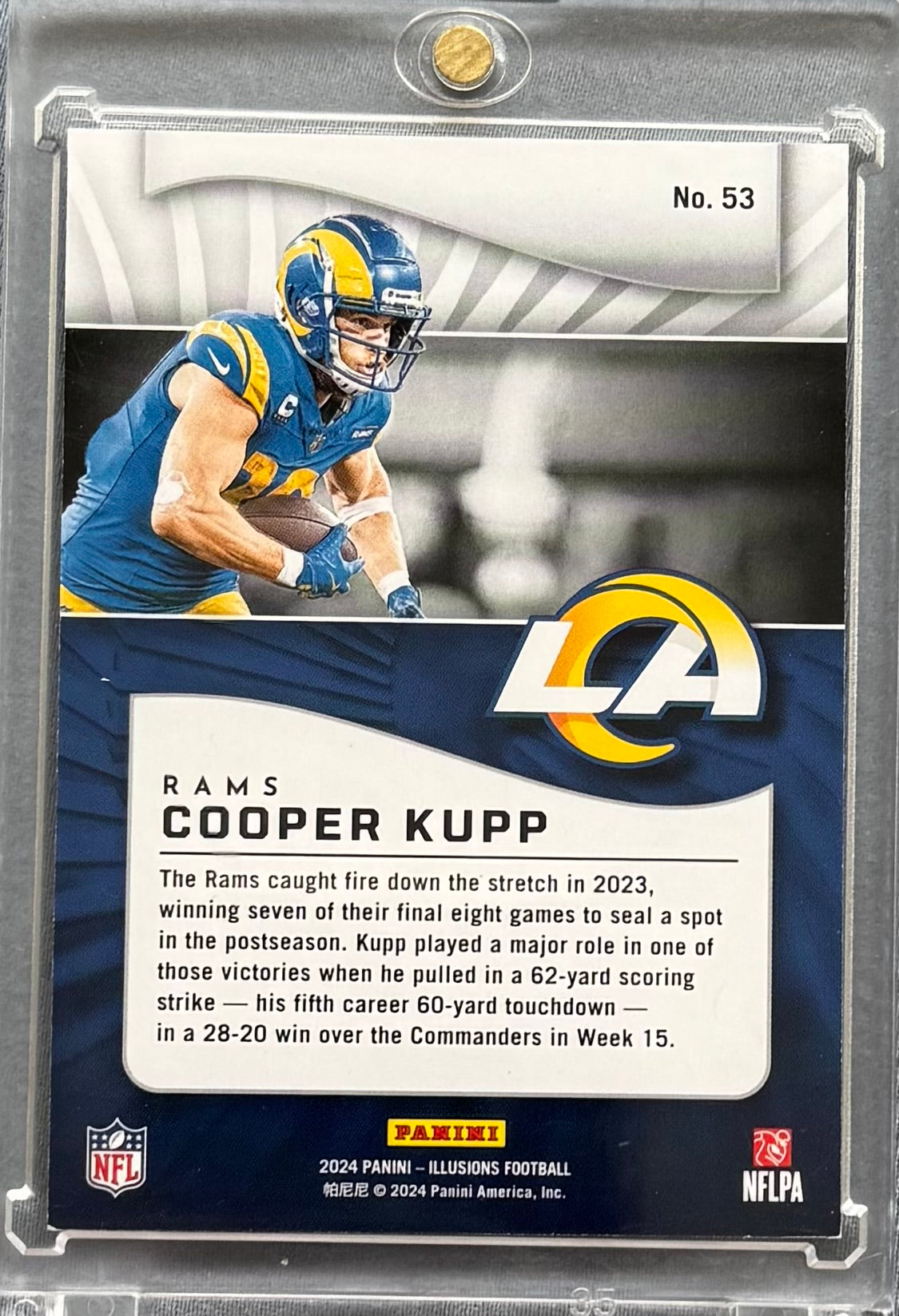 2024 Panini Illusions Pink Trophy Collection #53 - Cooper Kupp 008/299