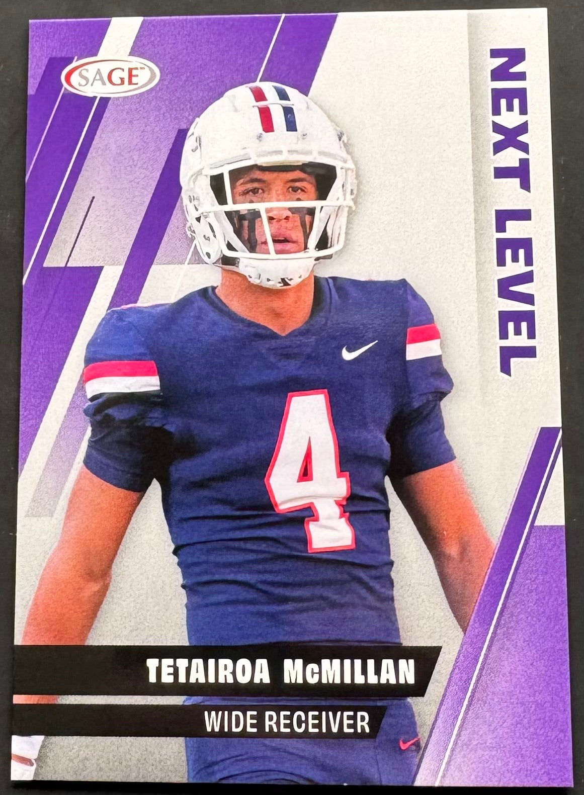 2025 Sage Purple Tetairoa McMillian MH Trading Cards