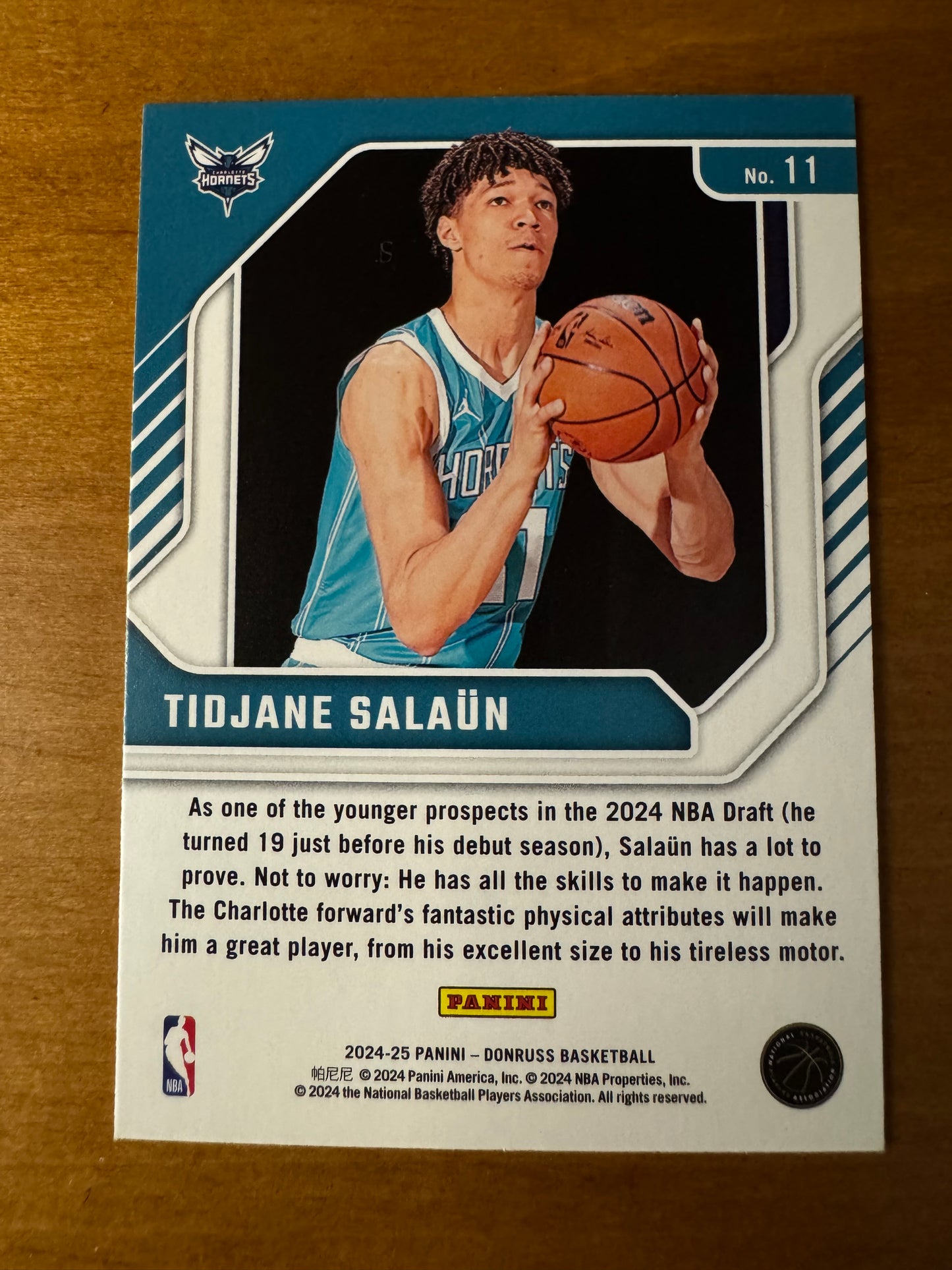 2024-25 Panini Donruss Franchise Features Tidjane Salaun #11