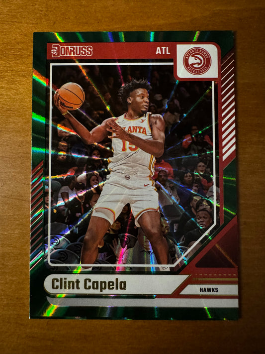 2024-25 Panini Donruss - Clint Capela #142 Holo Green Laser