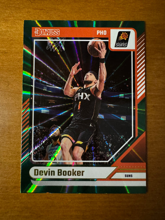 2024-25 Panini Donruss - Devin Booker #115 Holo Green Laser