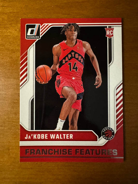 2024-25 Panini Donruss Franchise Features JaKobe Walter #23