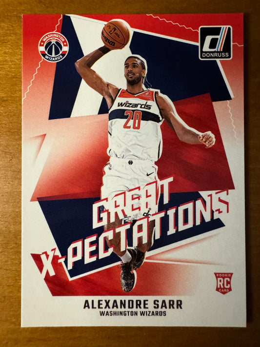 2024-25 Panini Donruss Great X-pectations Alexandre Sarr #20