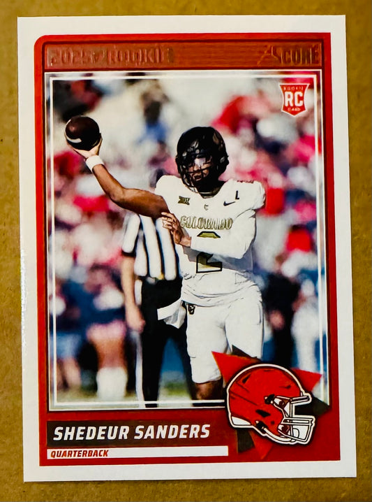 2025 Score Rookies Shedeur Sanders RC #15 