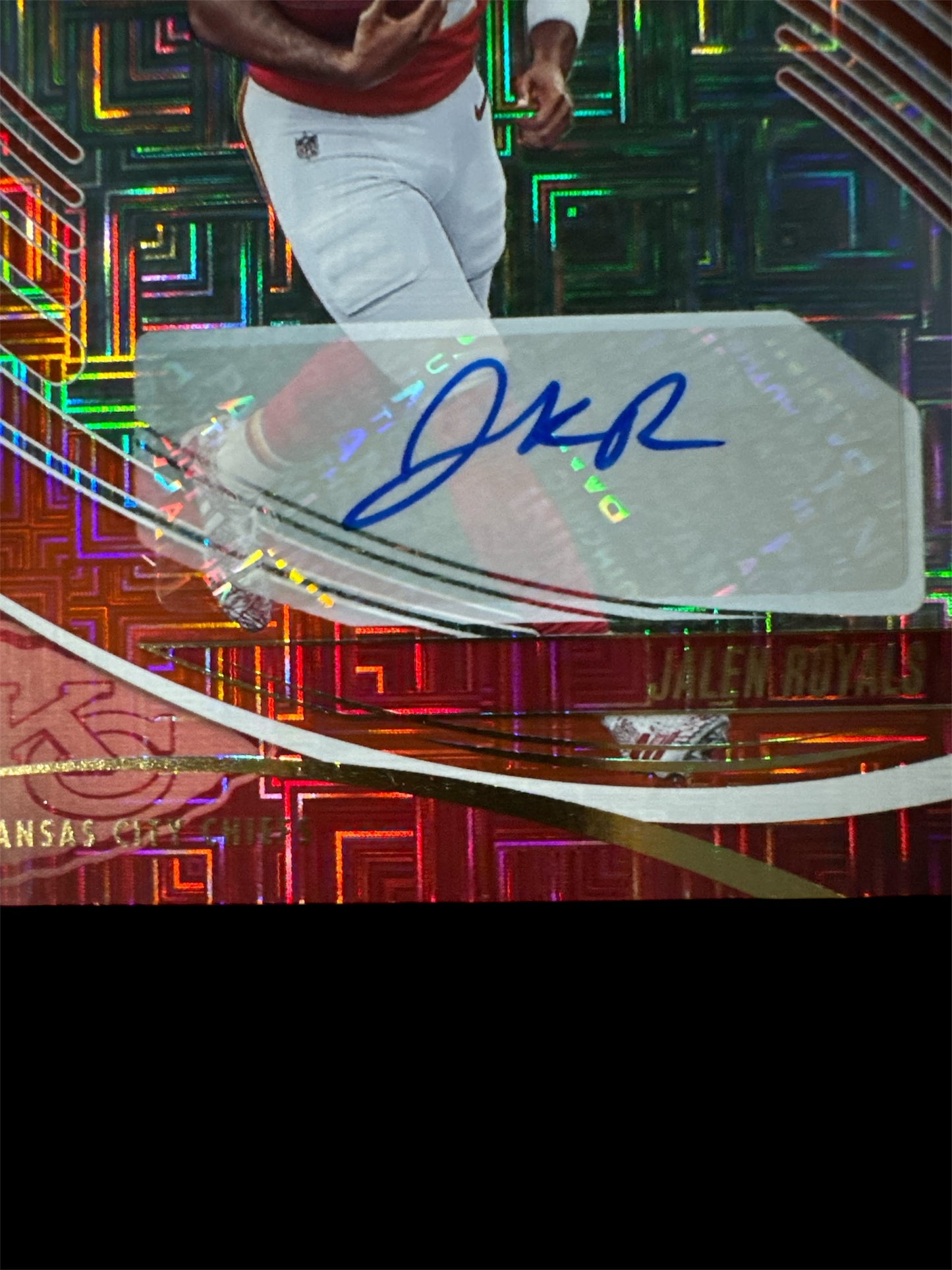 2025 Panini Absolute Football Jalen Royals Rookie Auto RC /150 Signature RC Red Squares