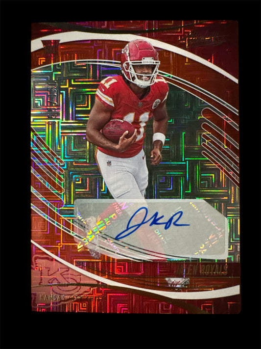 2025 Panini Absolute Football Jalen Royals Rookie Auto RC /150 Signature RC Red Squares