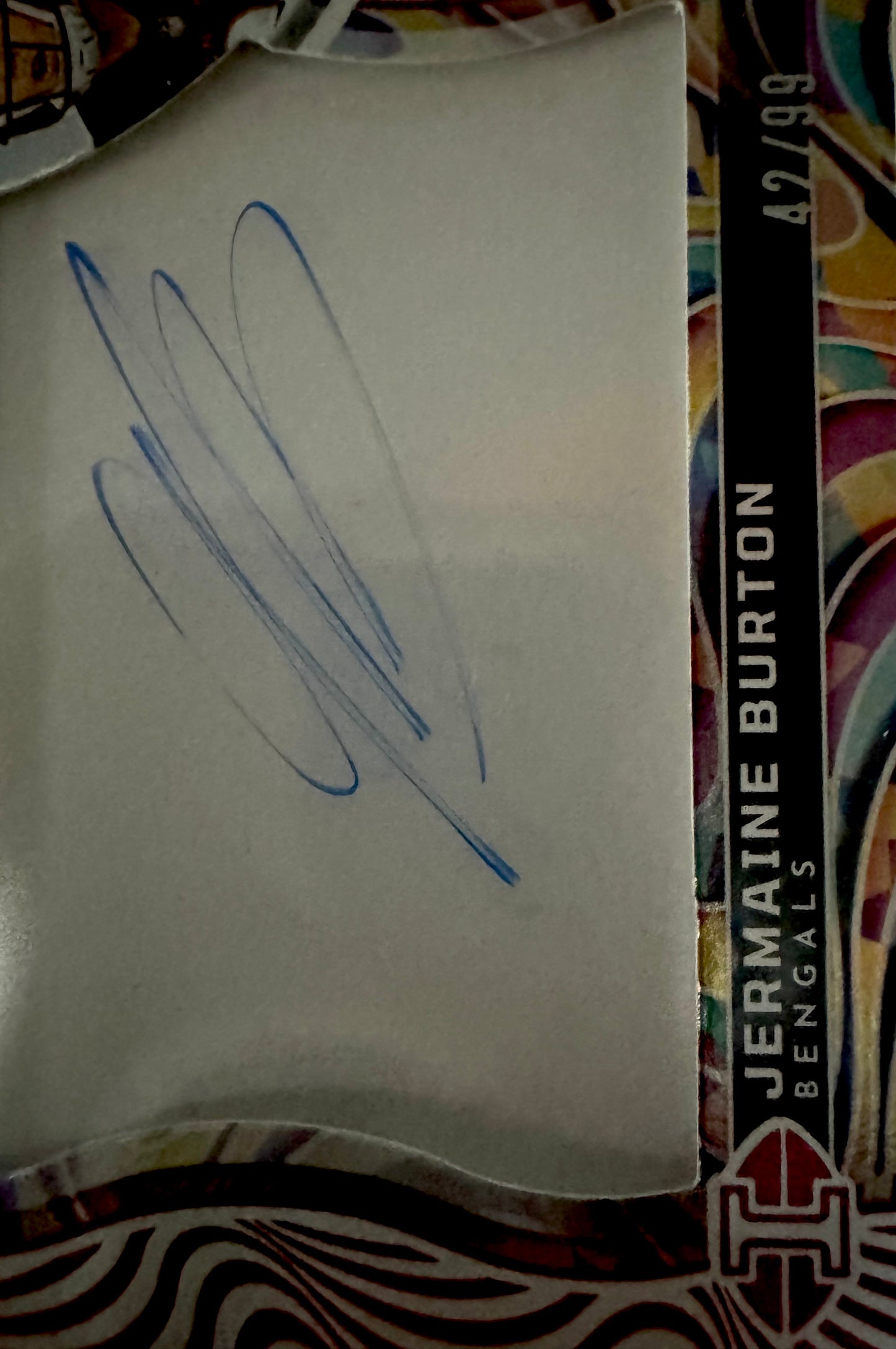 Jermaine Burton Rookie Endorsements Auto /99 – 2024 Panini Illusions Bengals RC