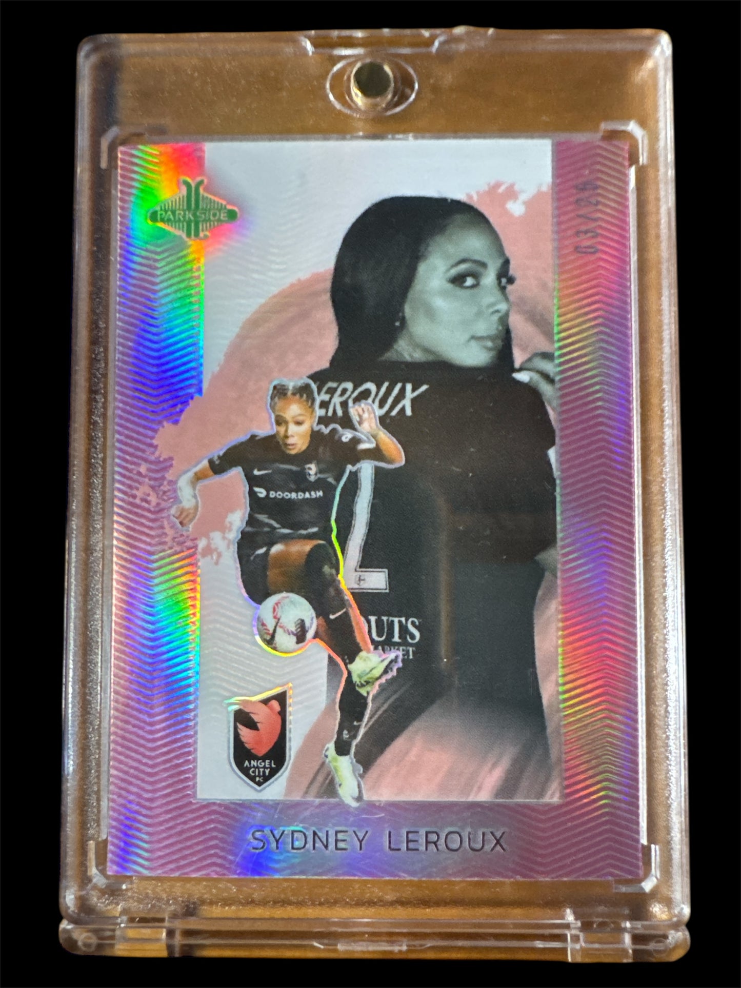 2024 Parkside NWSL Pacific Pink #101 Sydney Leroux 03/25